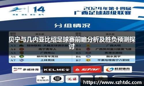 贝宁与几内亚比绍足球赛前瞻分析及胜负预测探讨